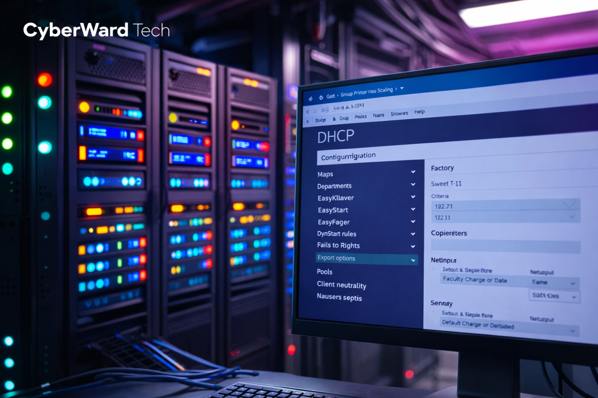 Dynamic Host Configuration Protocol (DHCP) server configuration&nbsp;setup
